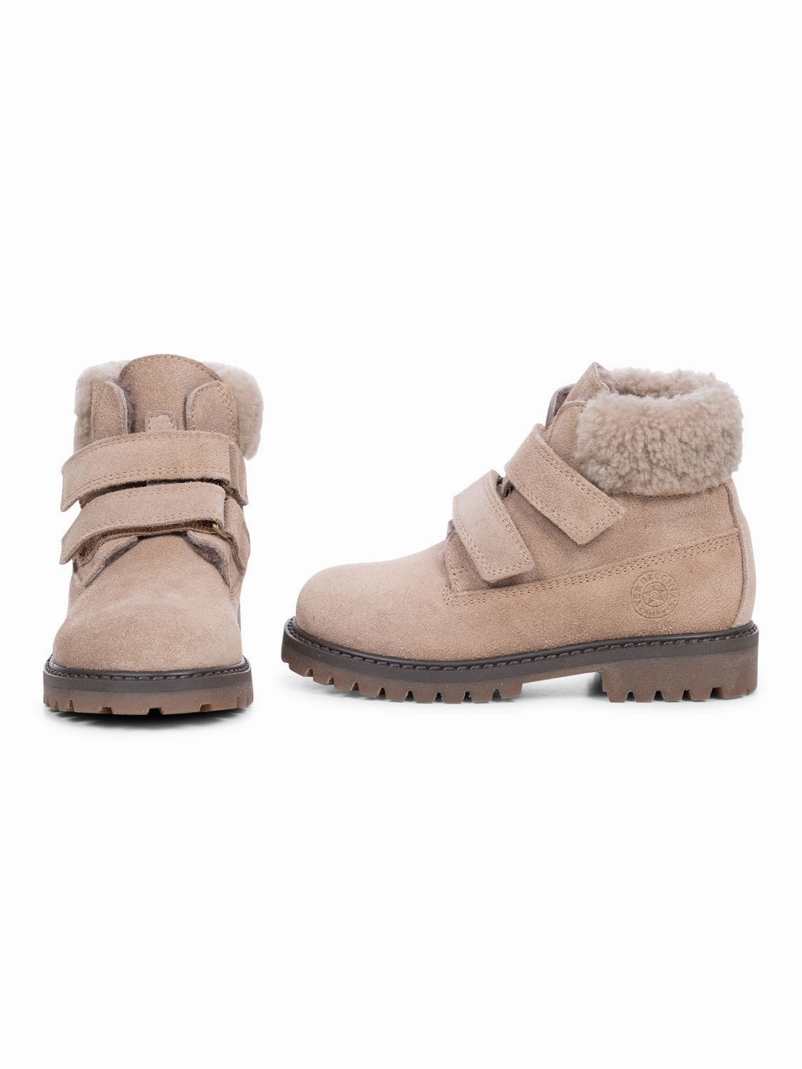 Winterstiefel Mit Heizung Winterstiefel aus Leder mit Lammfellfutter - Ecru