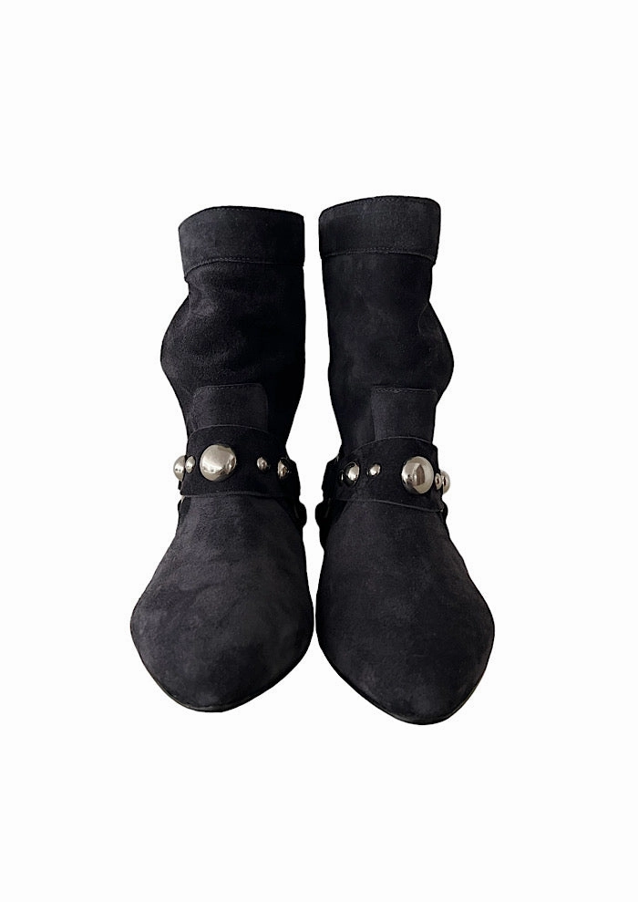 Mens Ankle Boots With Velcro Fastening ISABEL MARANT Stania Boots