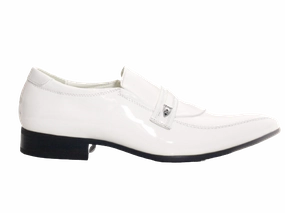 Laufschuhe Guide 17 Herren Business Designer Halbschuhe Anzug Schuhe Abendschuhe Lack Optik White # 287-5
