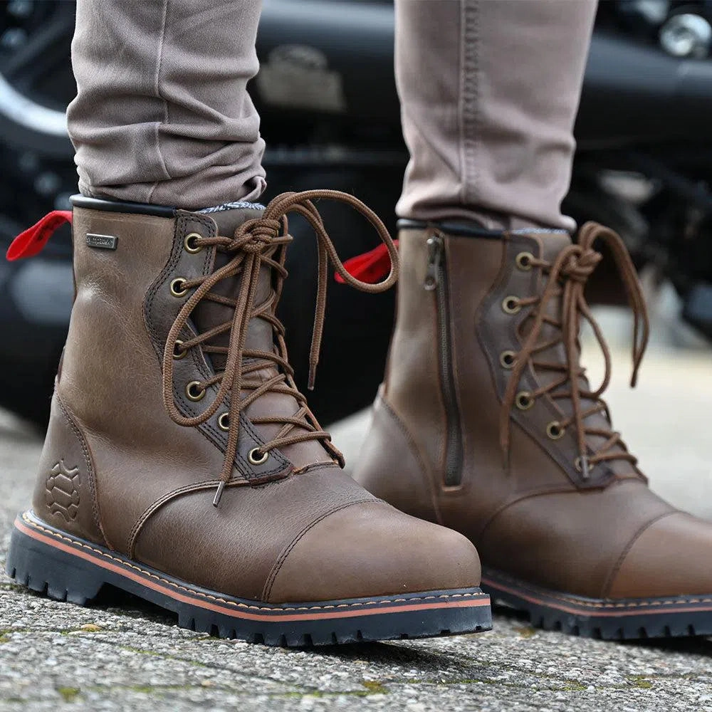 Steep High Heels Motorradstiefel Carolina Boots Damen