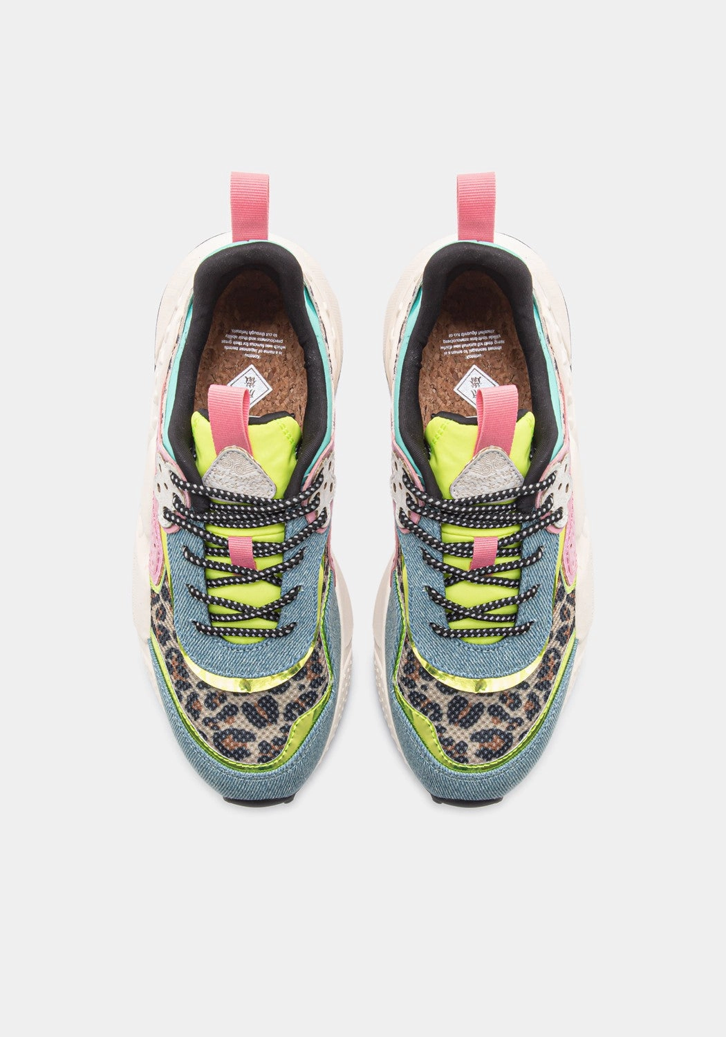 Kotetsu Wmn Nylon Animalier/Suede azure Sneaker Trends Herbst 2025