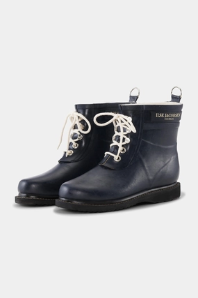 Stiefel Breite Füsse Kurze Gummistiefel - Dark Indigo