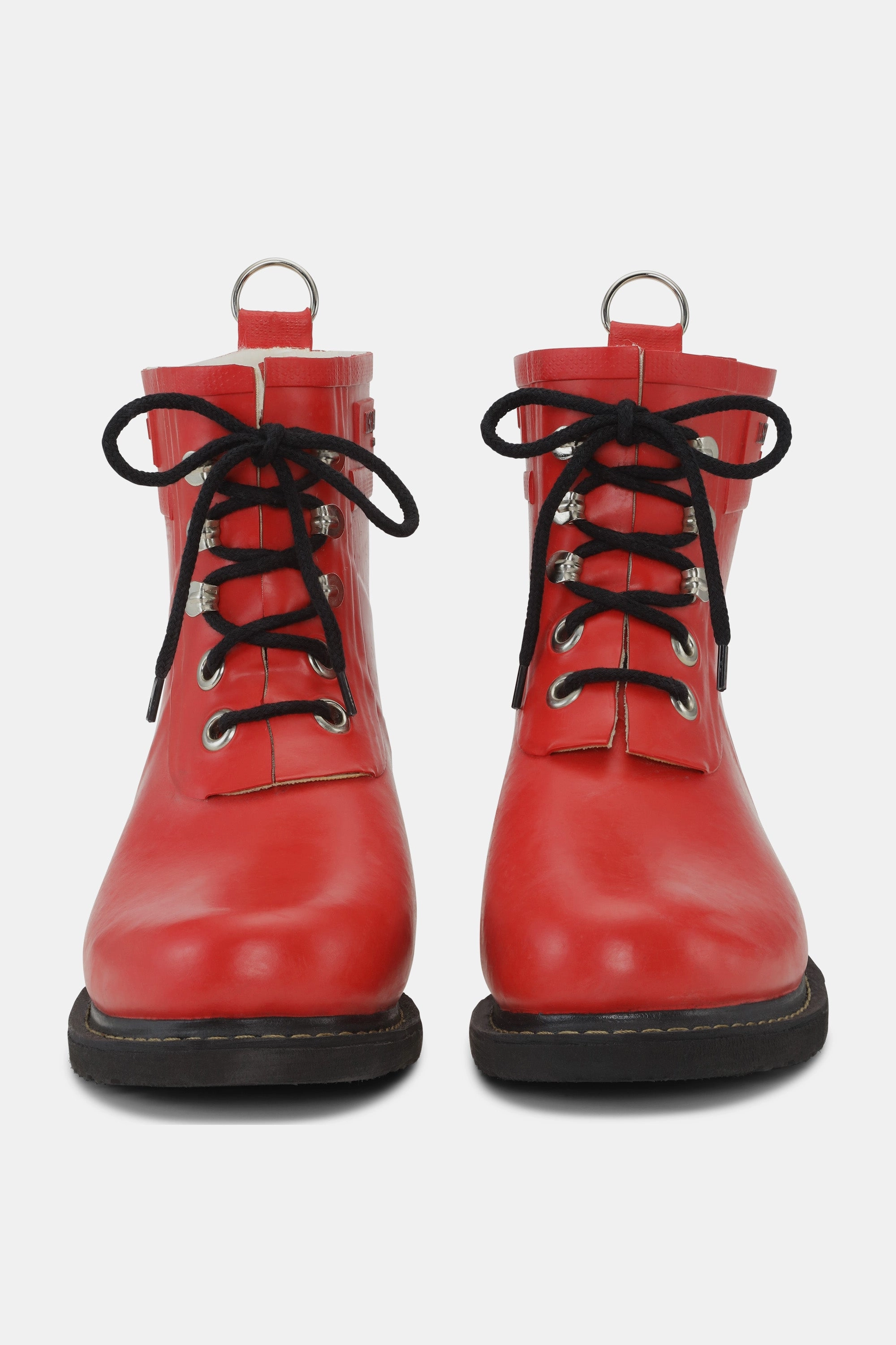 Kurze Gummistiefel - Deep Red Stiefel Gebraucht