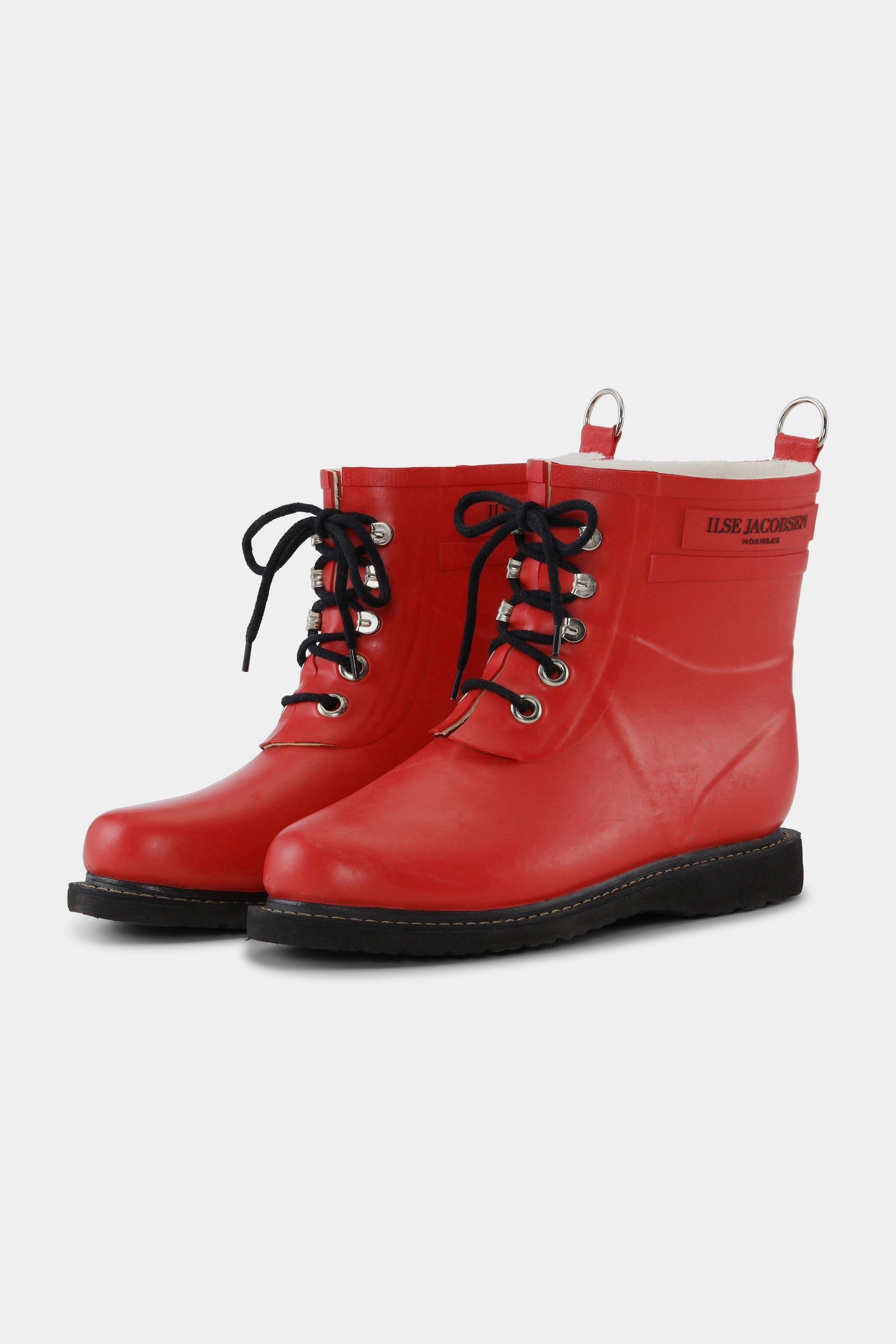 Stiefel Schmal Kurze Gummistiefel - Deep Red