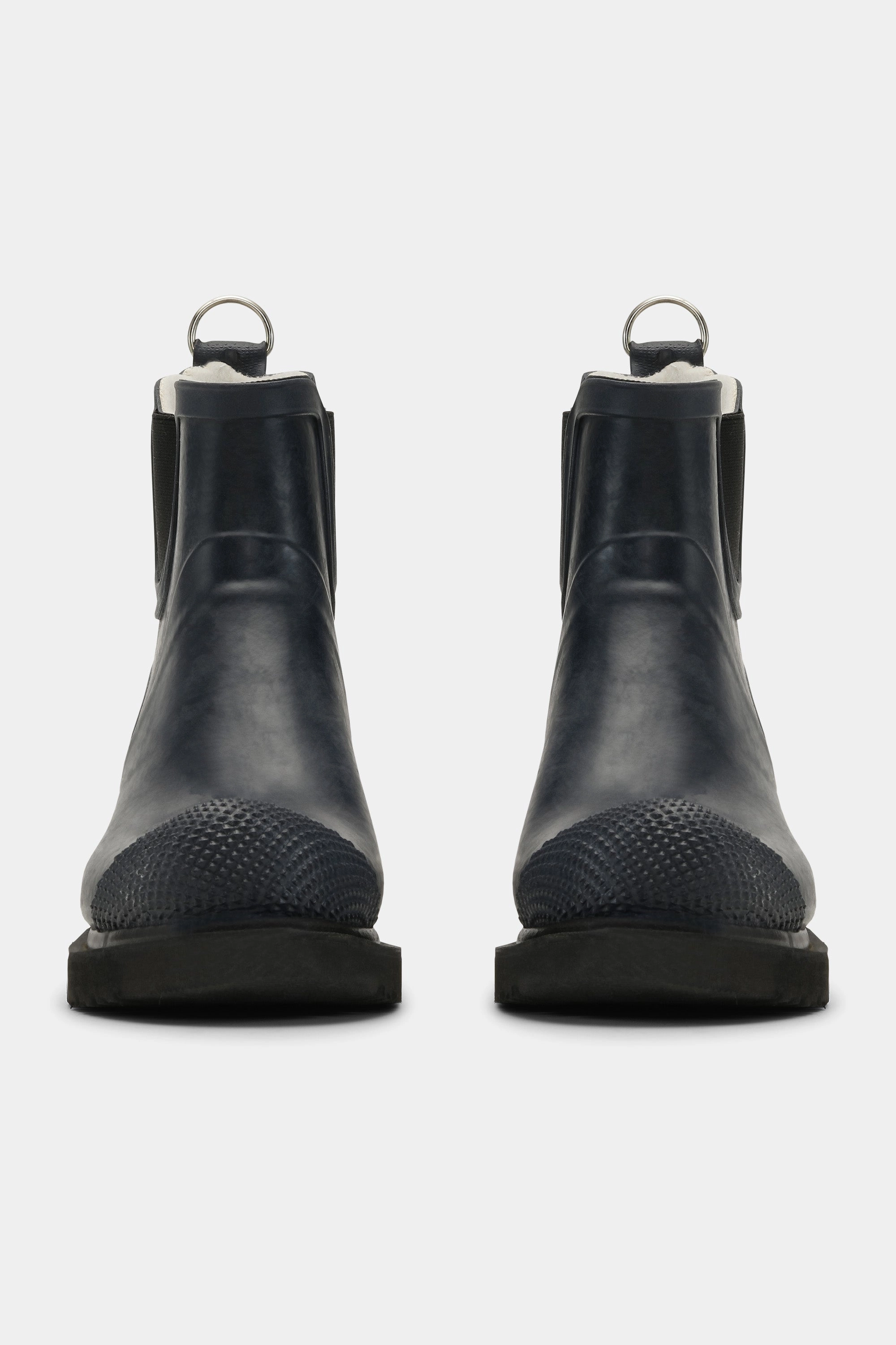 Kurze Gummistiefel Hohem Absatz - Dark Indigo Zara Winterstiefel