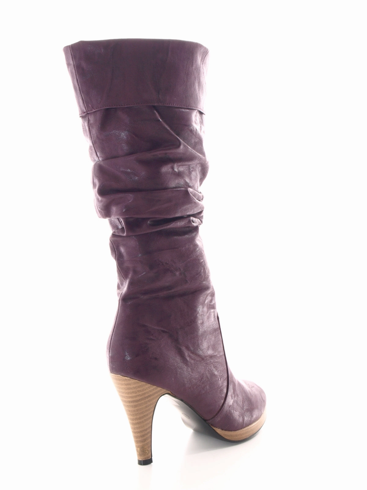 Damen Stiefel Outdoor Winterstiefel warm gefttert Purple # 1933 Outfit Overknees Stiefel
