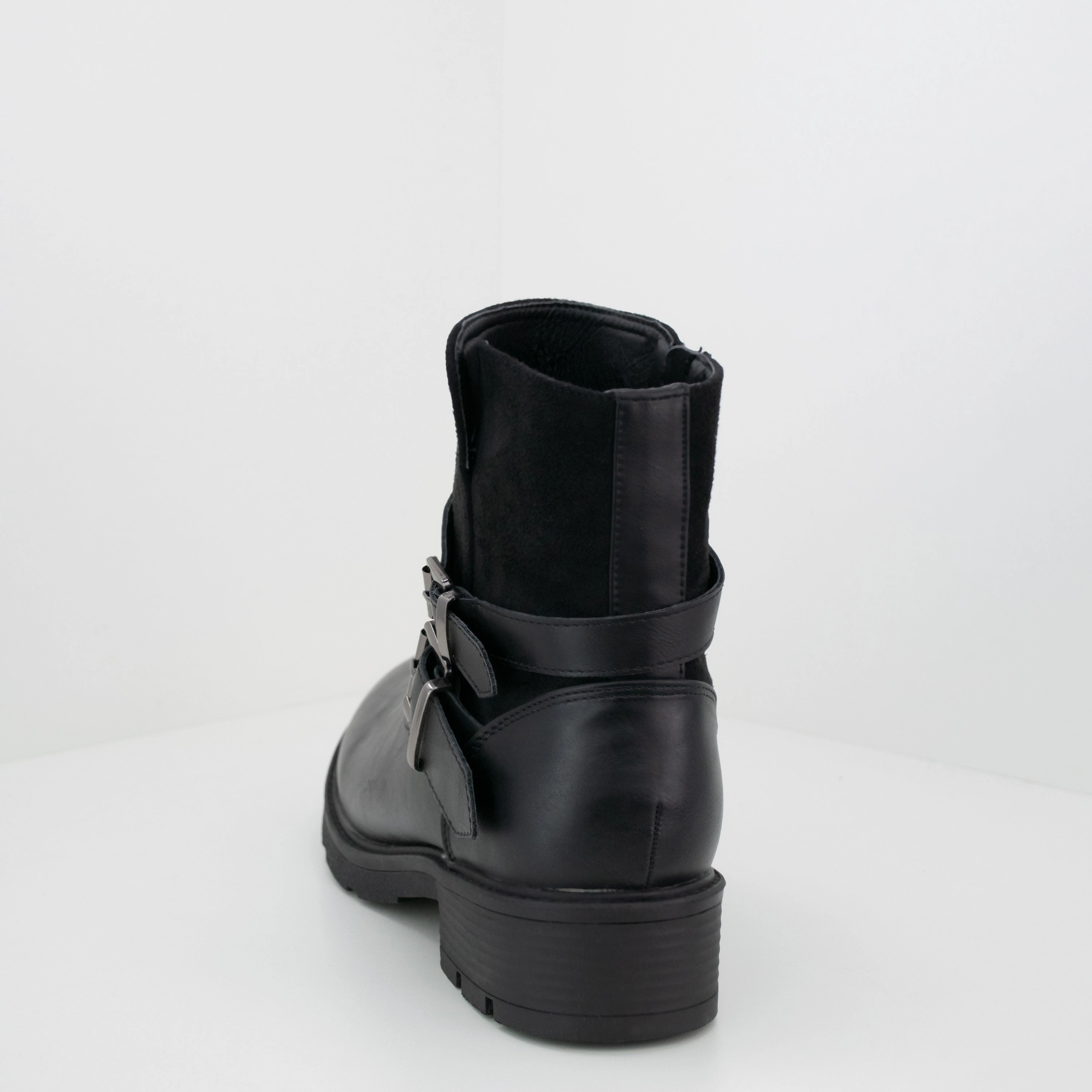 Chelsea Boots Commando Laia PU / MF in schwarz - Damen Stiefelette