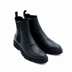 Lammfell Chelsea Boot Schwarz Fly London Salv Chelsea Boots