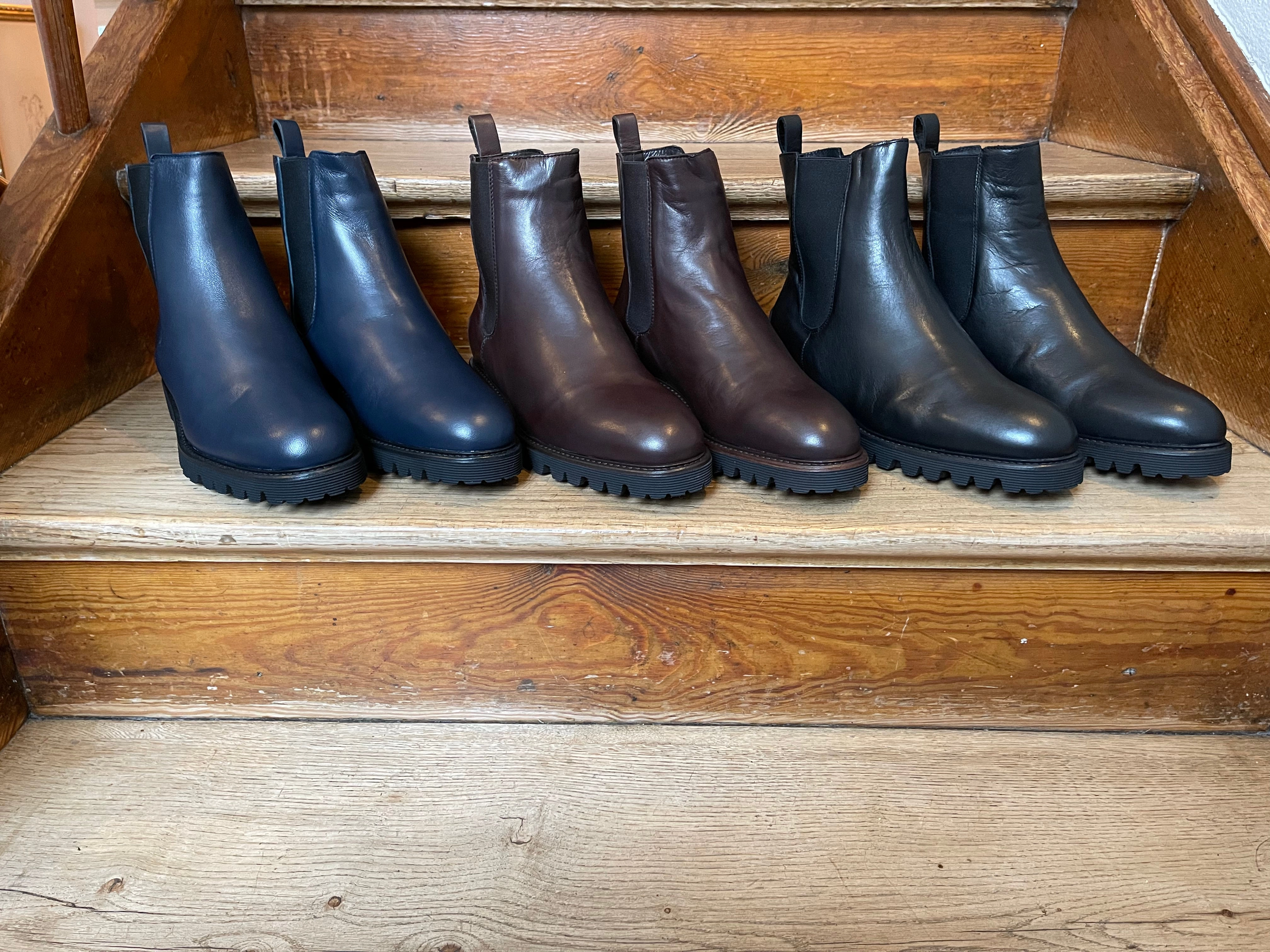 Akira Chelsea Boots Lammfell Chelsea Boot Schwarz