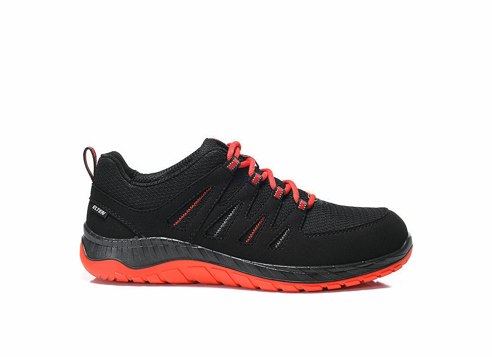 Atlas Sicherheitsschuhe Schuhe Maddox W black-red Low ESD S3-Sicherheitshalbschuh ELTEN