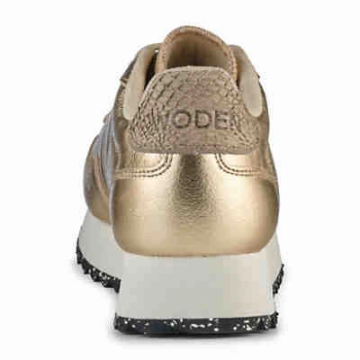 Sneaker High Woden Nora III Damen Sneaker Plateau Gold