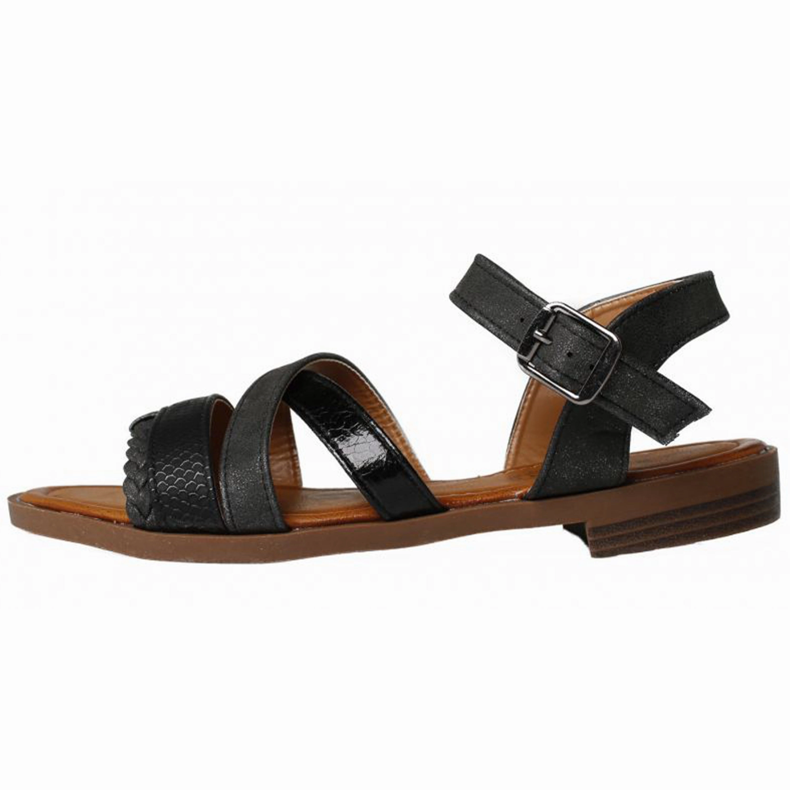Bueno Schuhe Sandalen Lara in schwarz - Damen Sandale