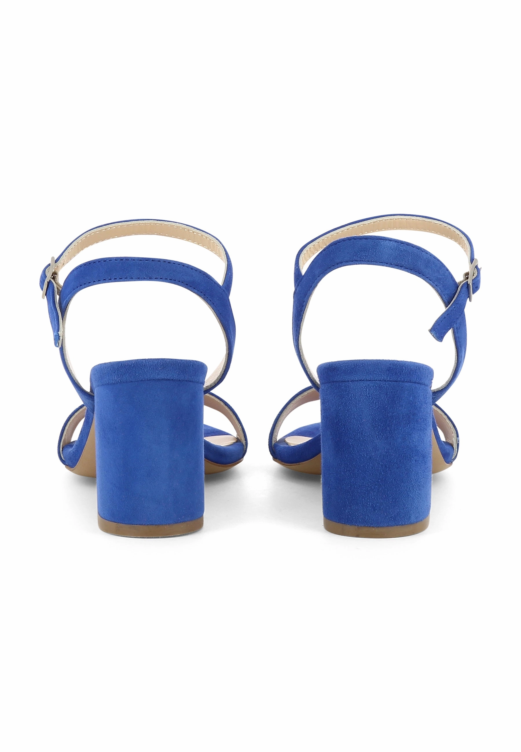 Laufschuhe Blase Ferse AMBRA Damen Sandalette  -  Rauleder Blau