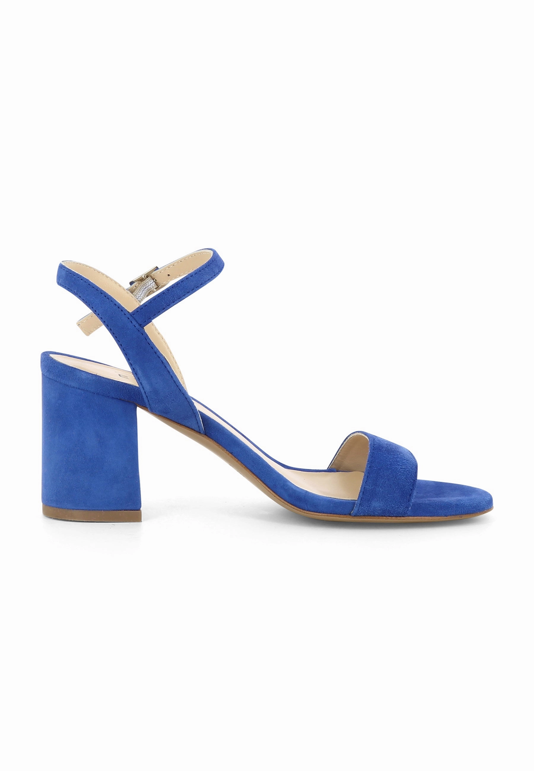 Beste Laufschuhe Preis Leistung AMBRA Damen Sandalette  -  Rauleder Blau