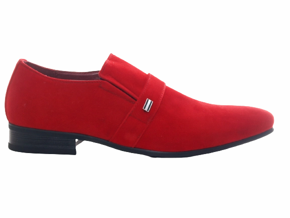 Herren Business Designer Halbschuhe Anzug Schuhe Abendschuhe Velour Optik Red # 287-65 Laufschuhe Hovr Phantom