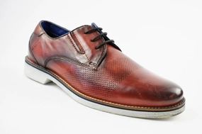 Bugatti Herren Halbschuhe 312-41603-4100-3000 Rot Leder Schweizer Laufschuhe