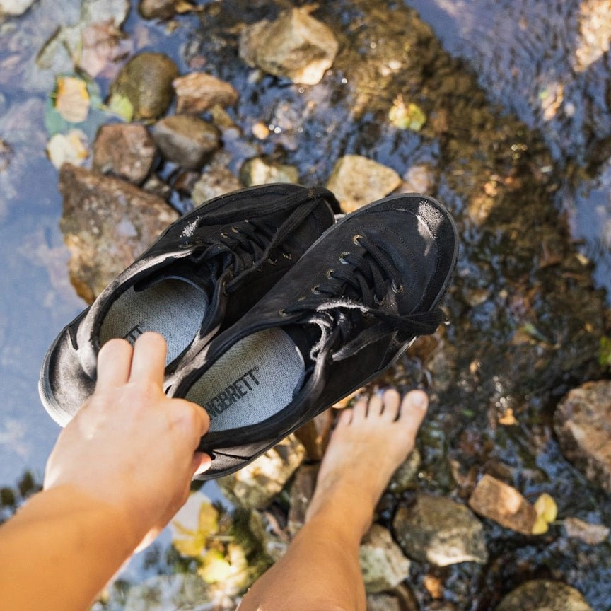 LDR sneaker | nubukleder Kurzer Rock Mit Sneaker Kombinieren