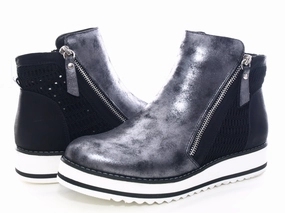 Damen Halbhohe Sneaker Freizeitschuhe Stiefelette Black # 770 Sneaker Quietschen Bei Jedem Schritt