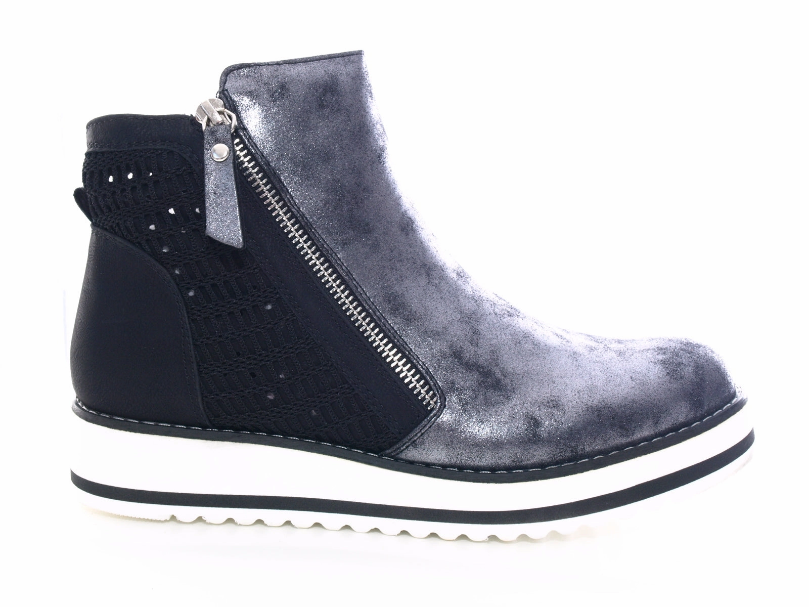 Fila Sneaker Weiß Damen Halbhohe Sneaker Freizeitschuhe Stiefelette Black # 770