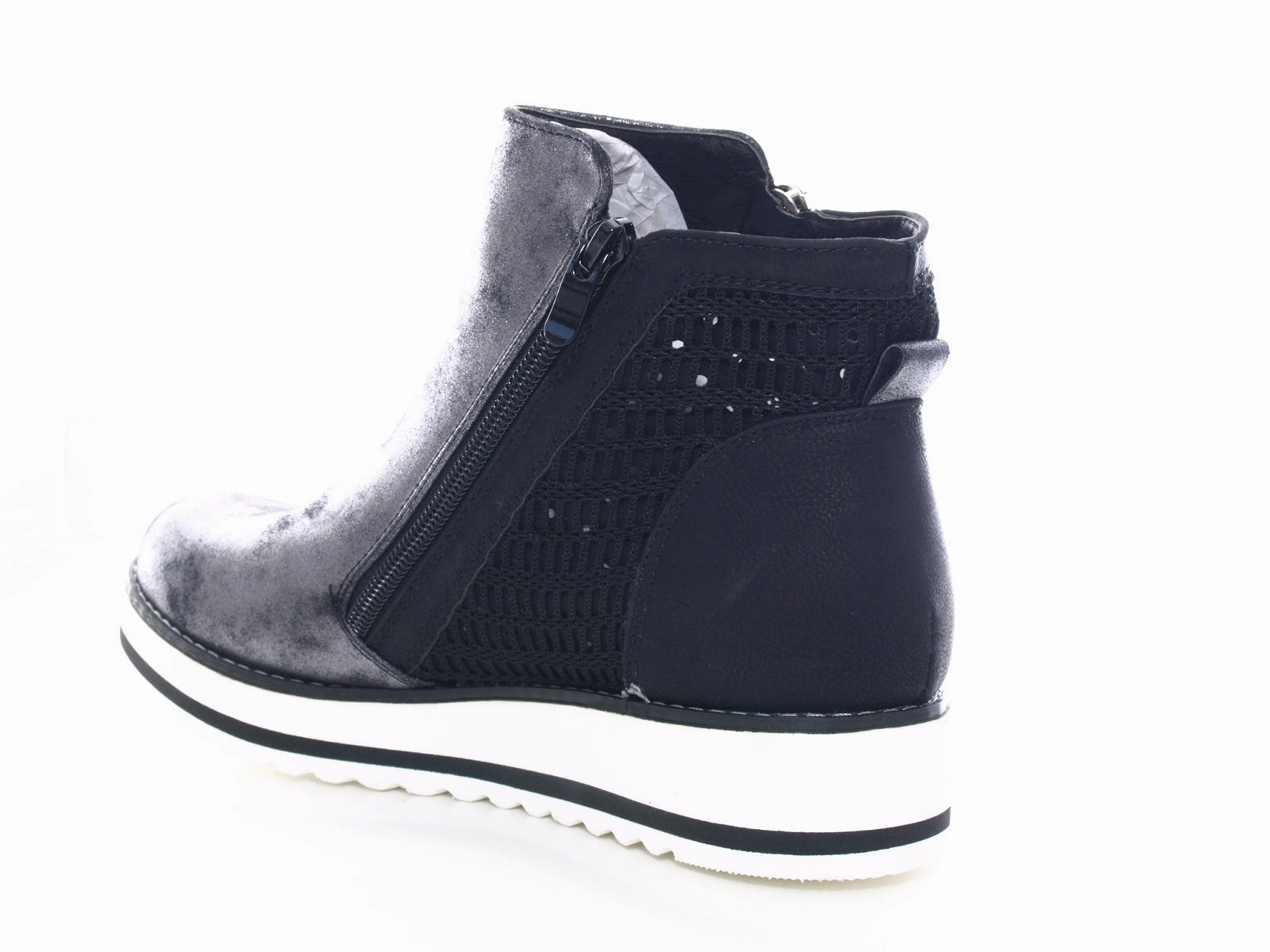 Sneaker Treziod 2.0 Damen Halbhohe Sneaker Freizeitschuhe Stiefelette Black # 770