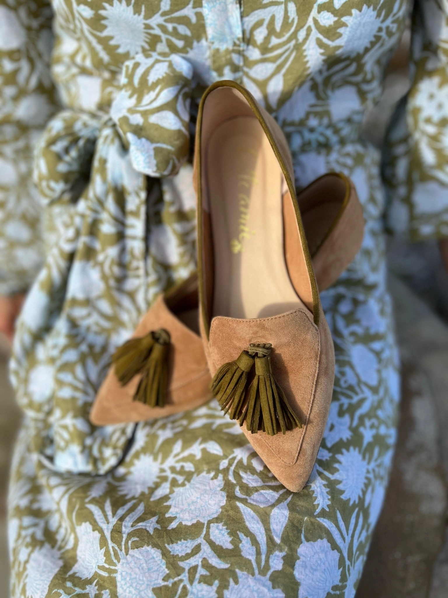 Toga Virilis Polished Loafers Legno Olive