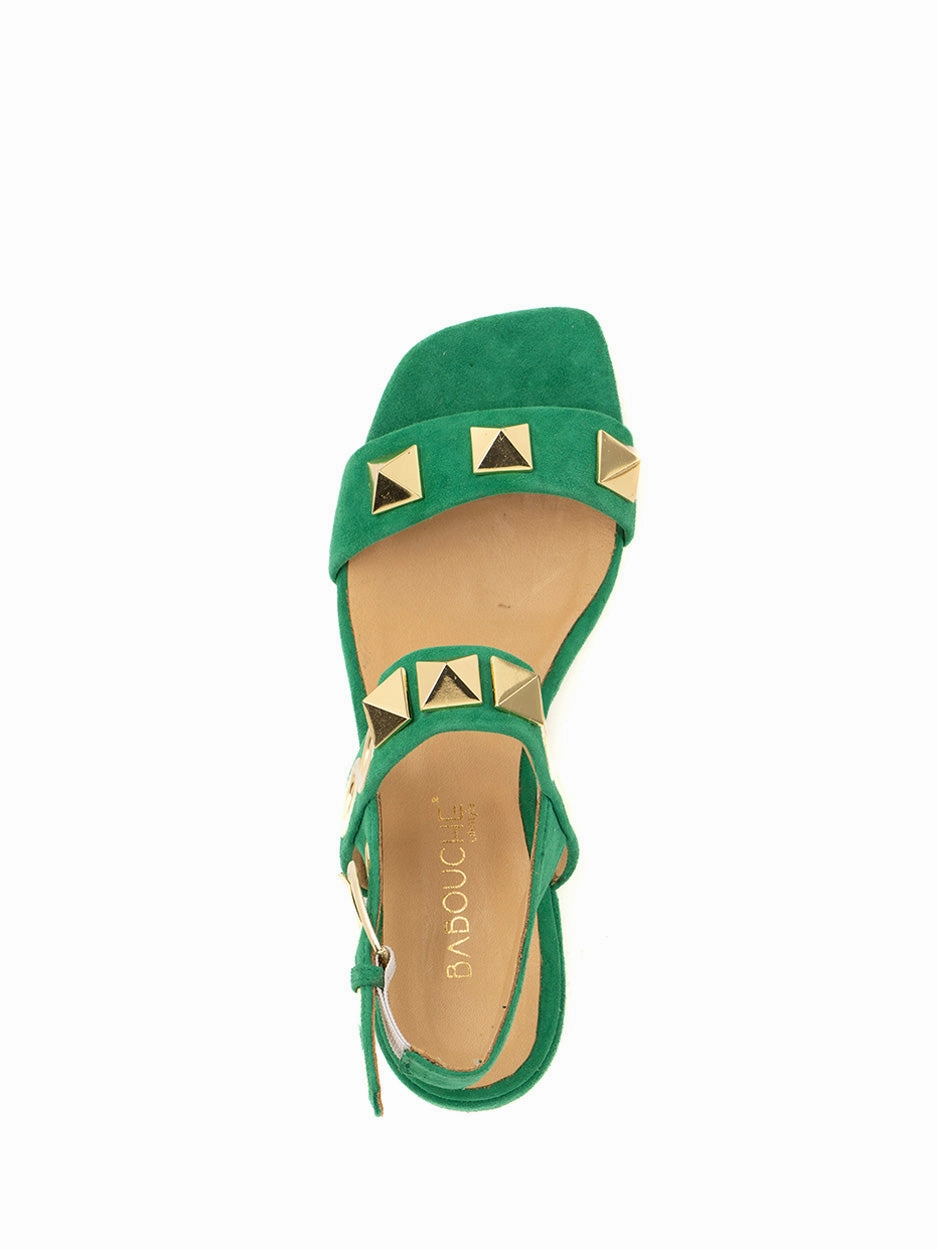 Jade | Sandaal Groen Plateau Sandalen 90er
