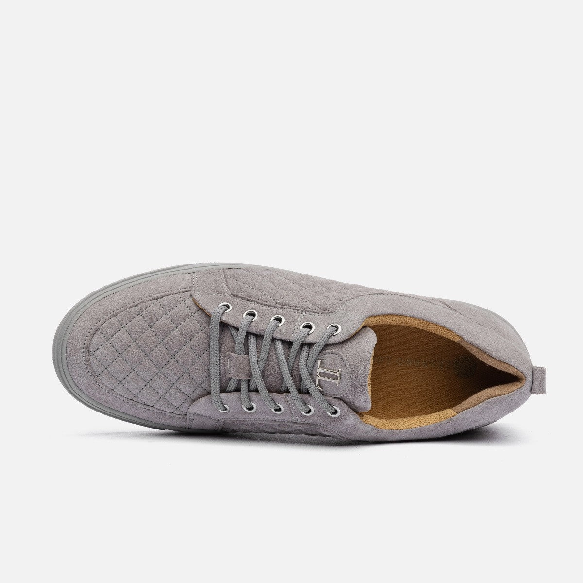 Low Top - Ezio - Grey Velour Méliné Sneaker