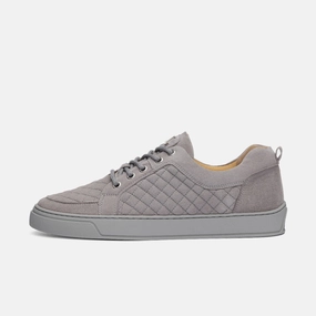 Low Top - Ezio - Grey Velour Erl Sneaker