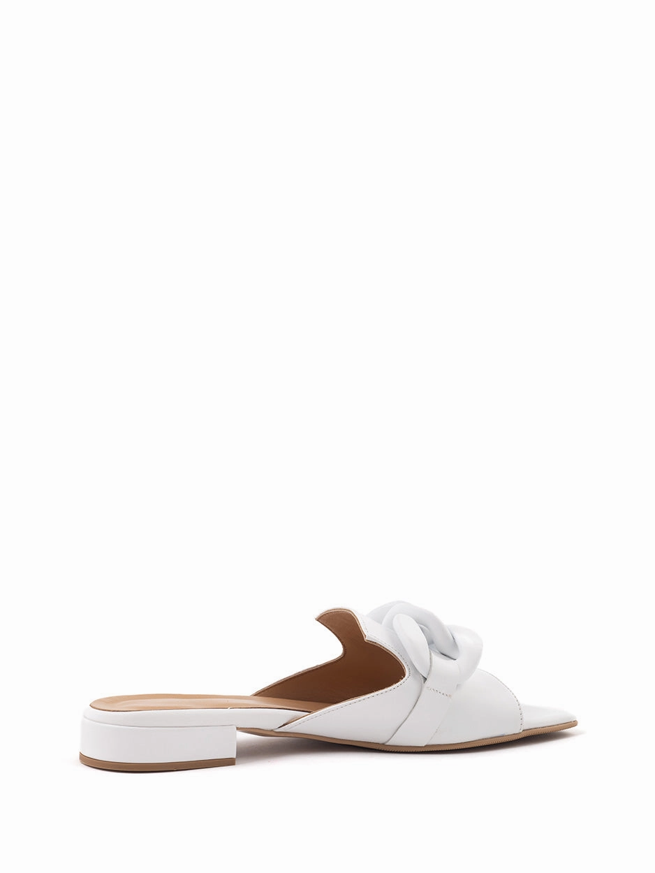 Gigi | Slipper Wit Lauflern Sandalen