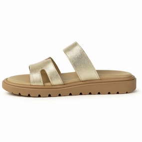KAMALA - GOLD Pastell Sandalen
