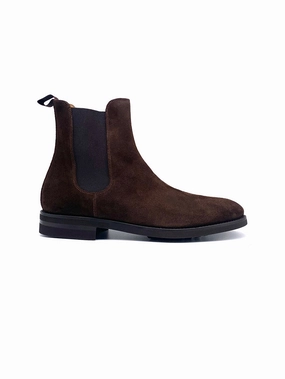 Good For The Sole Ankle Boots Herrenschuh Malaga - Rauleder Braun ( Premium Extra Light )