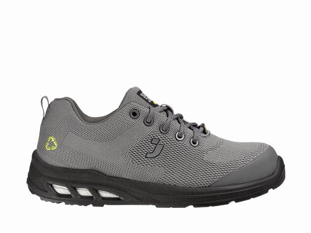 Rückenfreundliche Sicherheitsschuhe Safety Jogger 011546 ECOFITZ S1P LOW grey