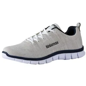 Knixmax Herren-Trainer, Wei, Leicht, Laufen Gym Fitness Sport Wanderschuhe Laufschuhe Laufbandanalyse
