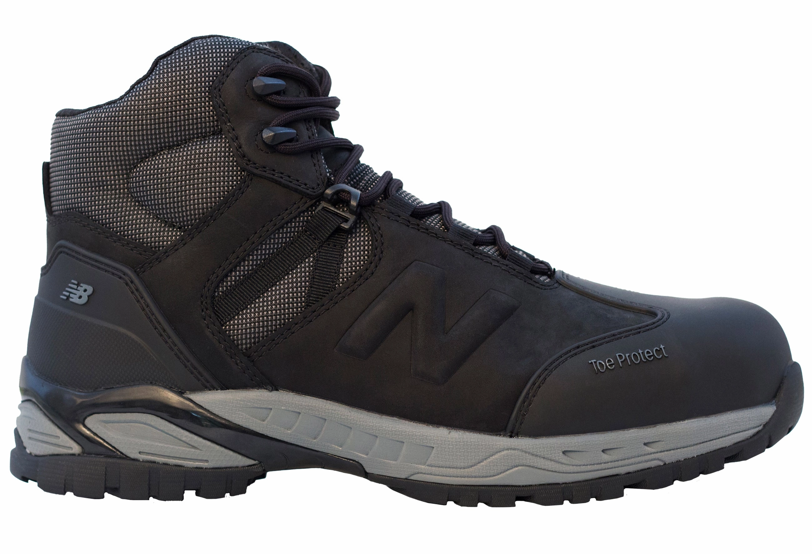 New Balance Allsite, Sicherheitsstiefel S3 SRC FO WR/WRU, schwarz, S3 WR SRC, Weite 2E, EN ISO 20345 Sicherheitsschuhe Zu Eng