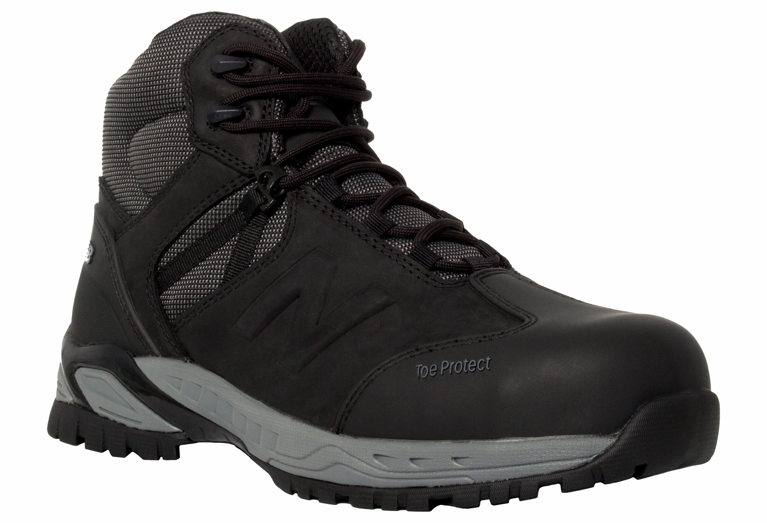 Albatrosbau Sicherheitsschuhe S3 New Balance Allsite, Sicherheitsstiefel S3 SRC FO WR/WRU, schwarz, S3 WR SRC, Weite 2E, EN ISO 20345