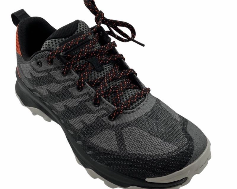 MERRELL J036987 Herren Sneaker SPEED ECO/CHARCOALT/TANGERINE GRAU Goldfarbene Sneaker