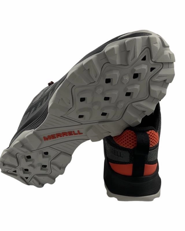 MERRELL J036987 Herren Sneaker SPEED ECO/CHARCOALT/TANGERINE GRAU Sneaker Zehenfreiheit