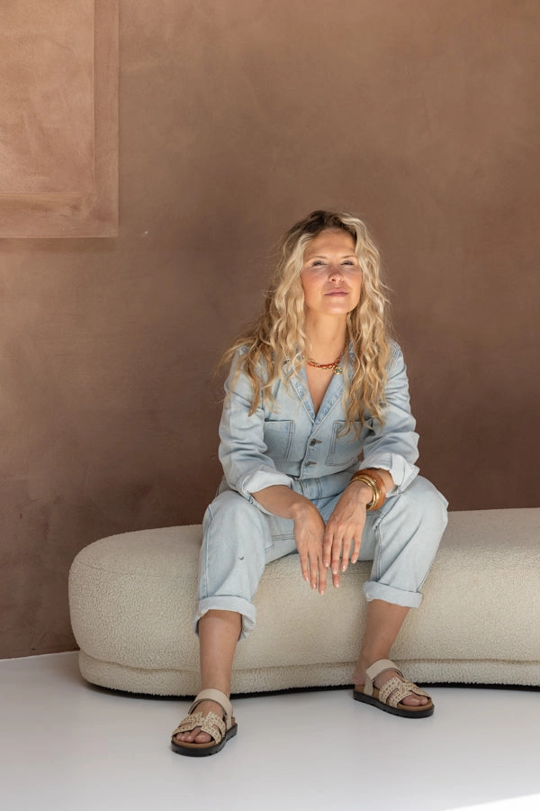 Leila | Slipper Light Beige Sandalen Meisje