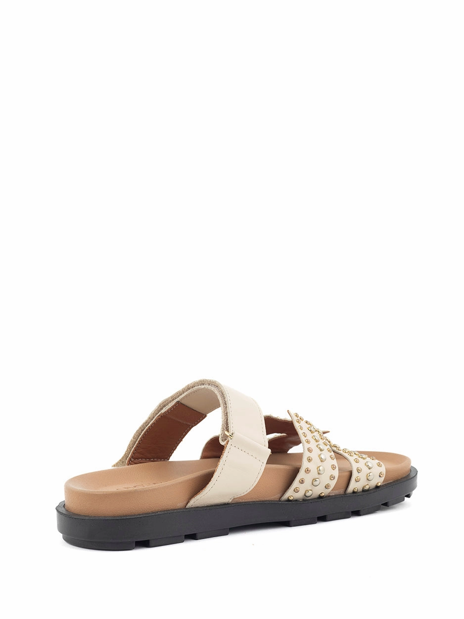 Leila | Slipper Light Beige Sandalen Bio