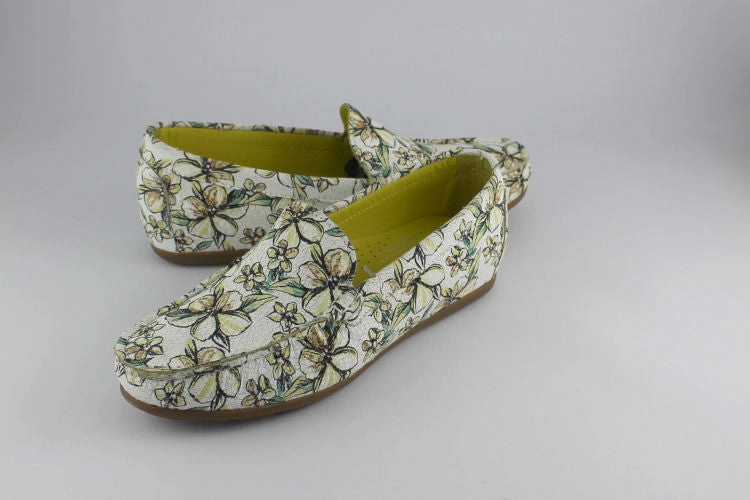 Lemon Bloom Leather Loafer Custom Loafers
