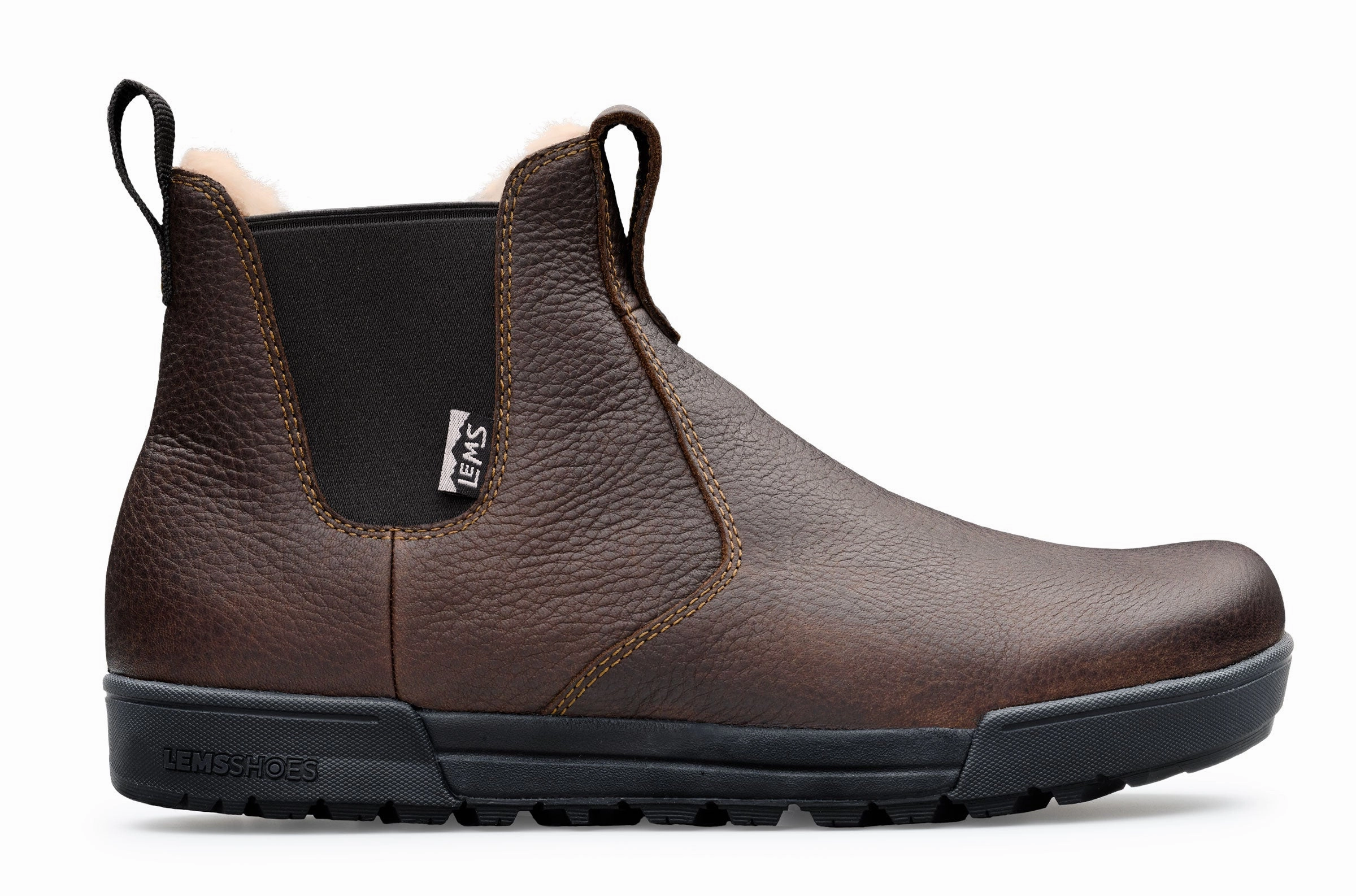 Studded Chelsea Boots Lems Chelsea Boot Tuff Waterproof - dark roast