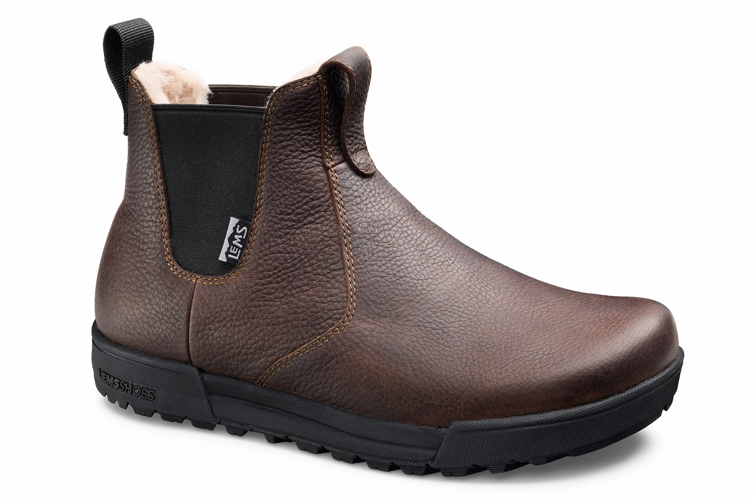 Lems Chelsea Boot Tuff Waterproof - dark roast Tire Ankle Chelsea Boot