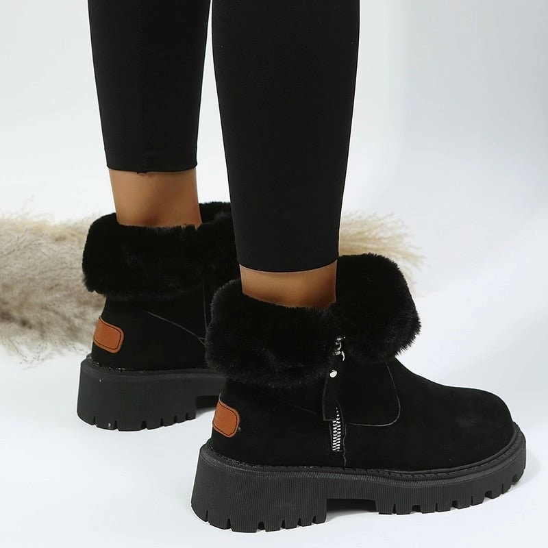 Lena | Stilvolle rutschfeste Stiefeletten Winterstiefel Gr 32