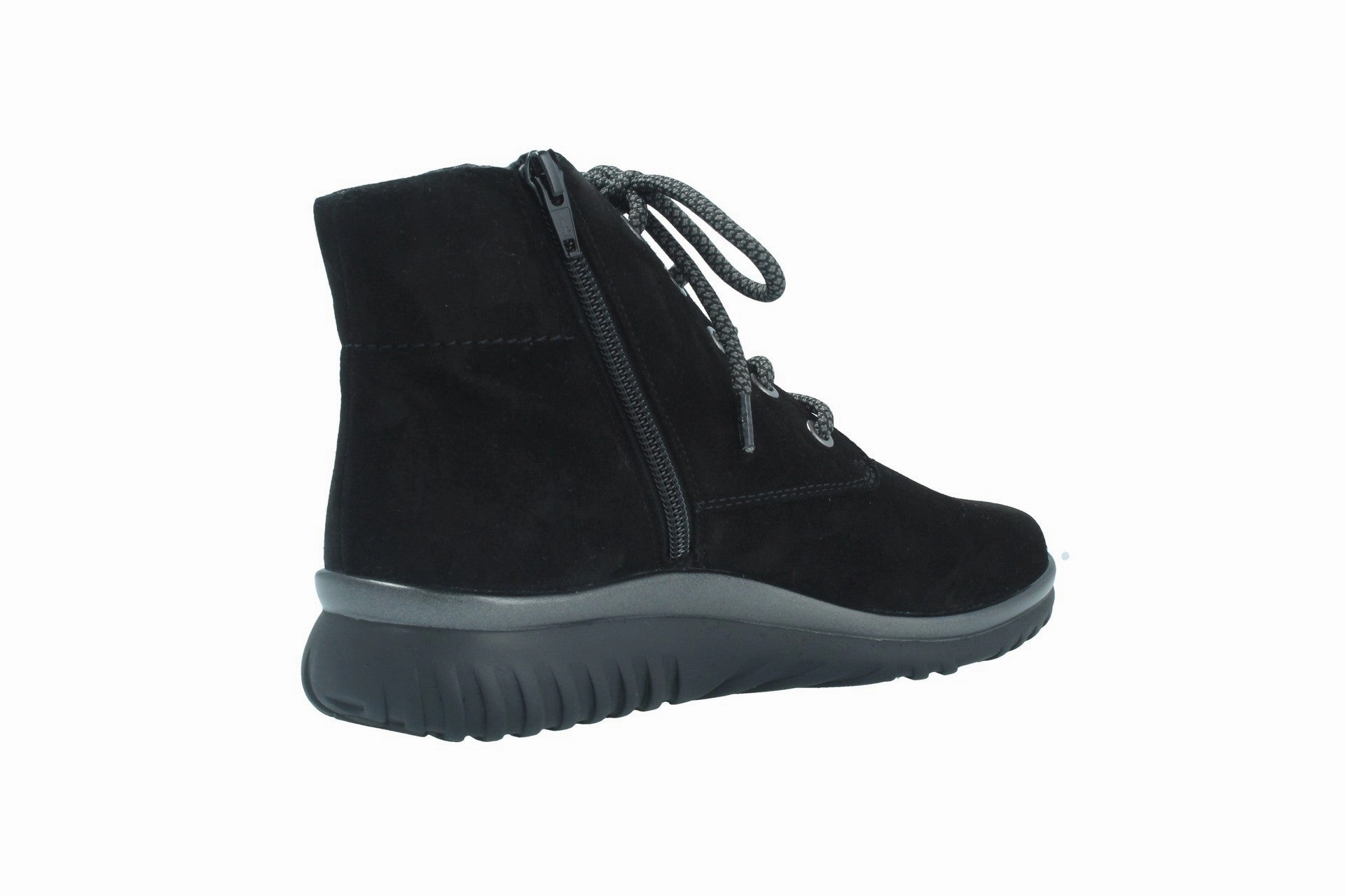 Ankle Boots Leder Flach Lena  schwarz  Stiefel  L55055