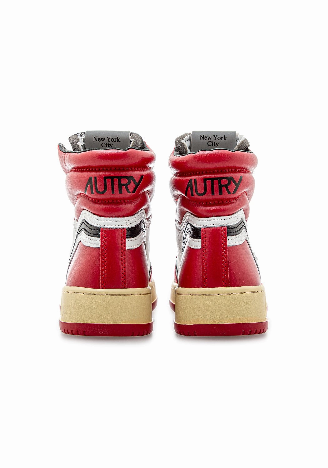 Sneaker 49 LIBERTY HIGH WOM LEAT/LEAT red/wht/black