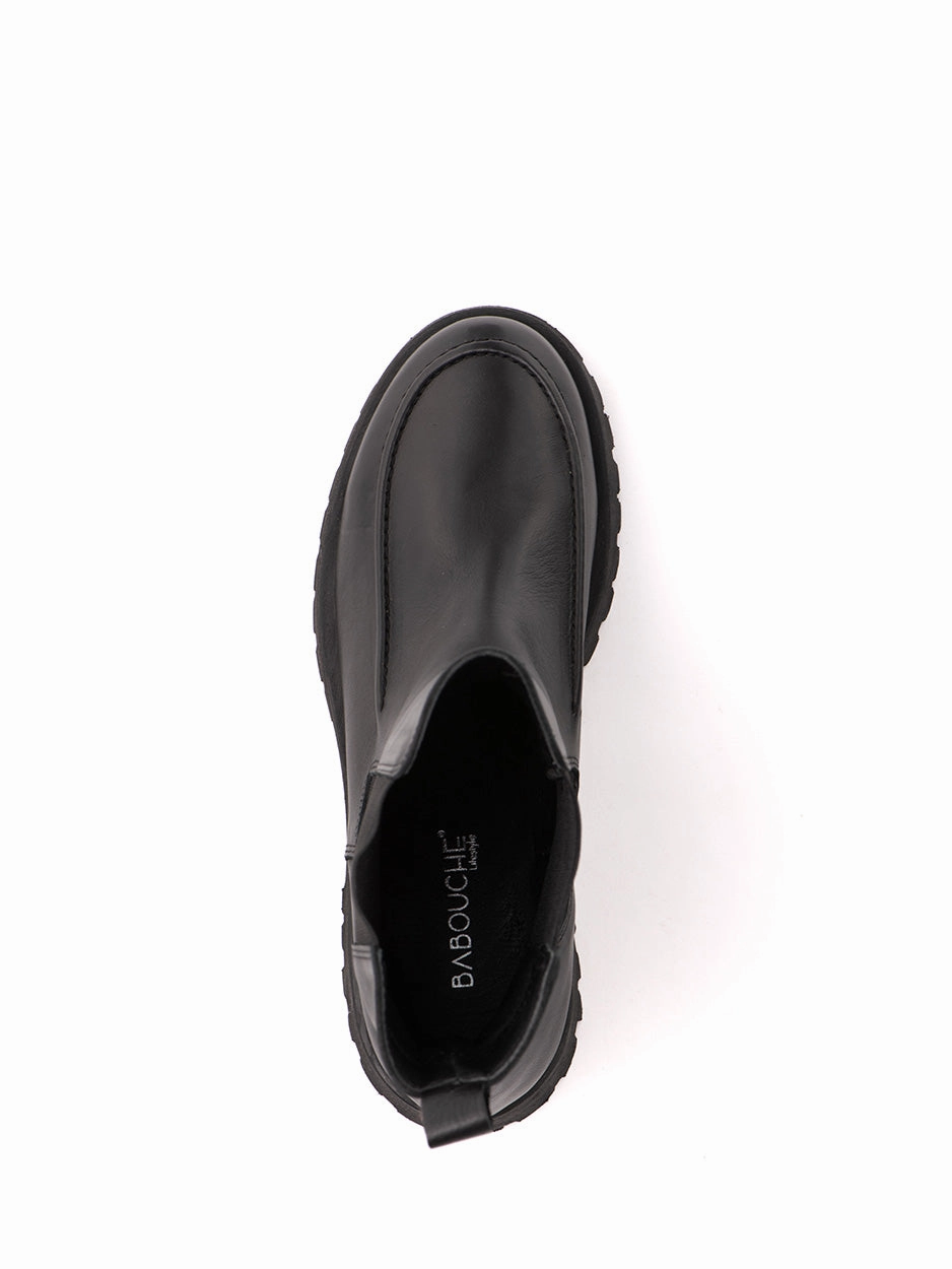 Isa | Chelsea Boot Zwart Chealsea Boots Oxblood