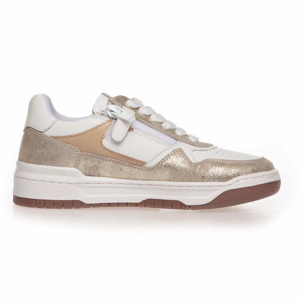 Flowtex Sneaker LINDA - WHITE/GOLD