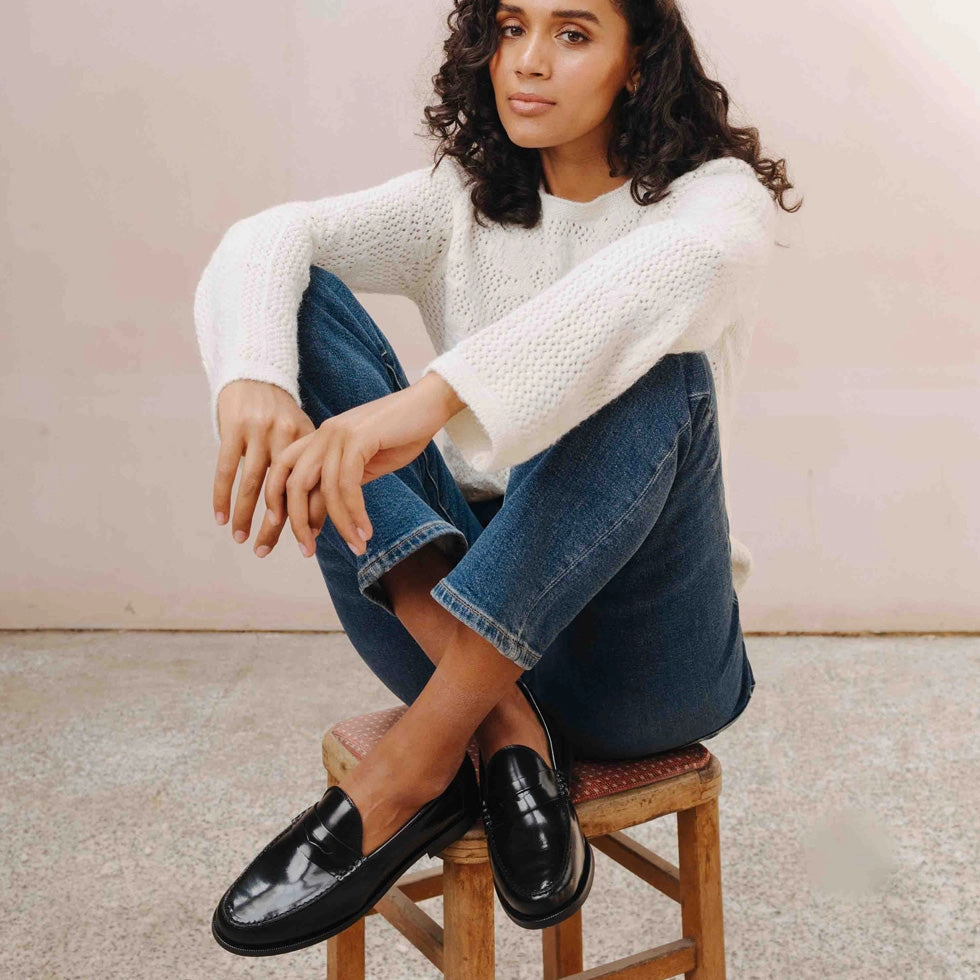 Loafers Maat 35 LIZZIE BLACK POLIDO LOAFER