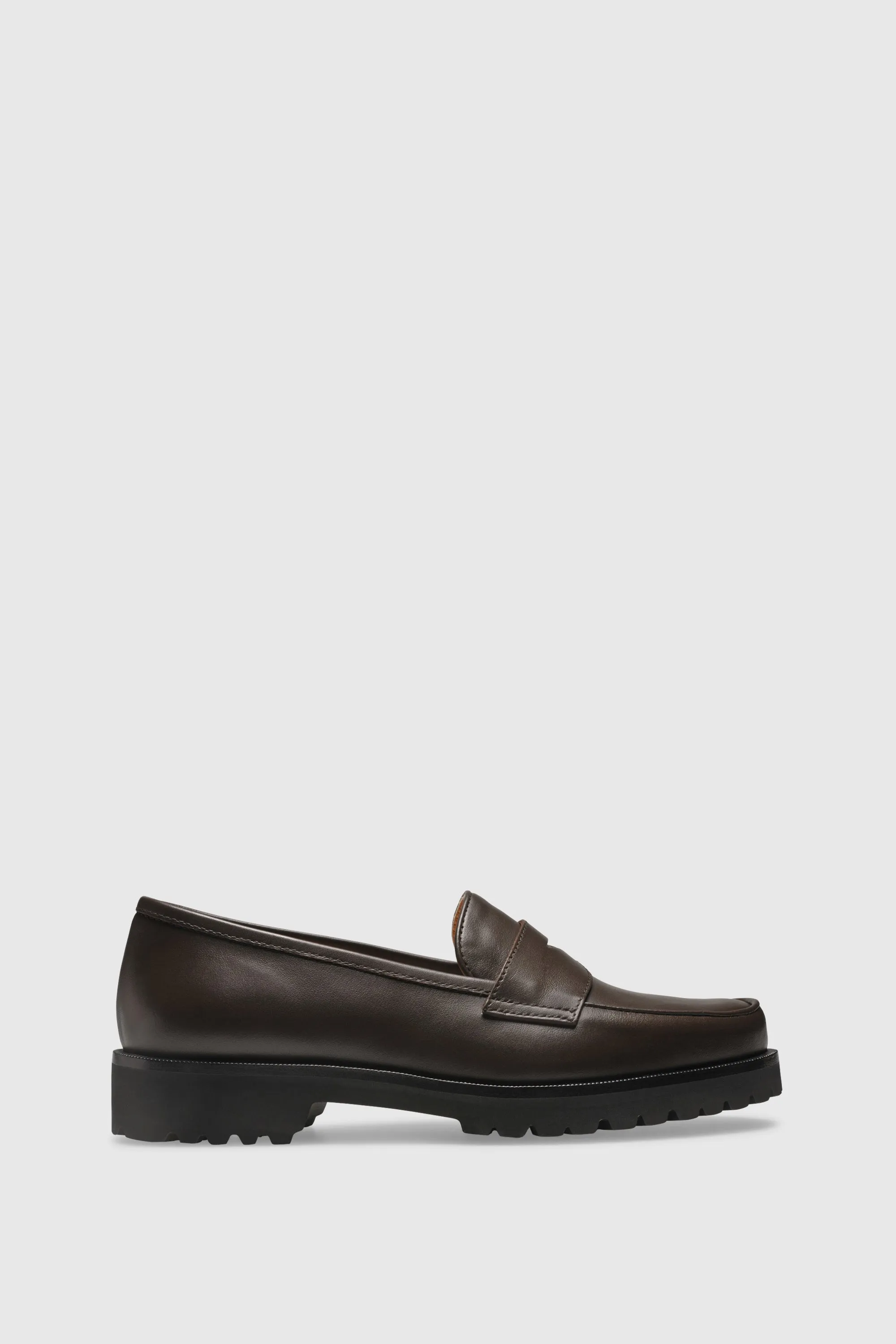 Loafer 1336 Vitello Chocolate Horse Buckle Loafers