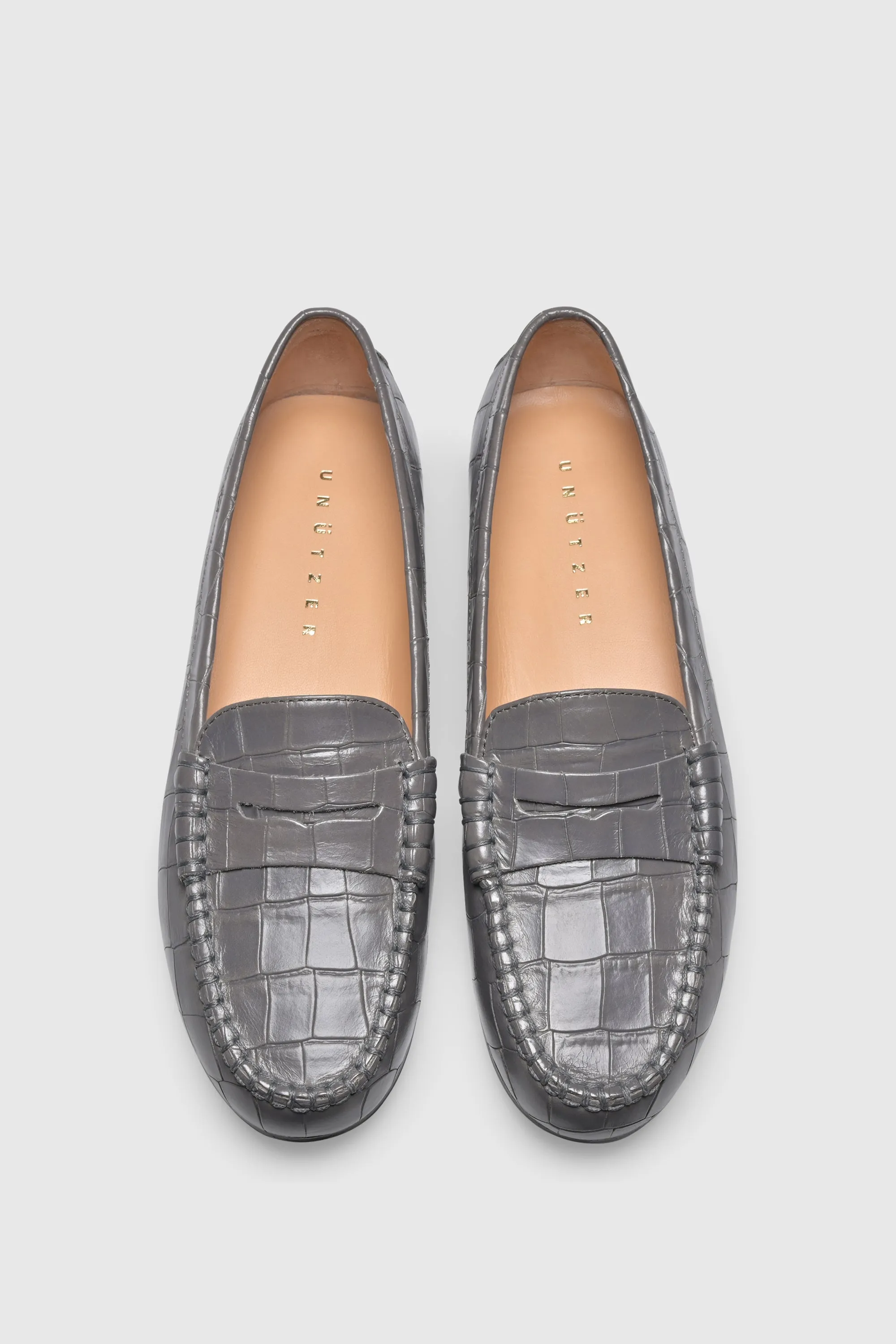 Comfy Loafers For Walking Loafer 1490 Cocco Stampato Antracite